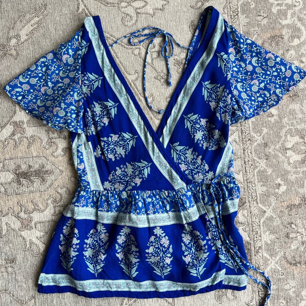 Anthropologie Wrap Top